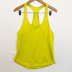 THRU Lululemon Racerback Tanktop Yellow Size 6